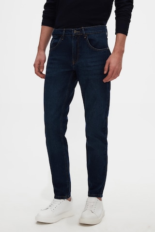 Ds Damat Comfort Fit Lacivert Düz Jean Kot Beş Cepli Yıkamalı Denim Pantolon 3hcj3ort00103 101