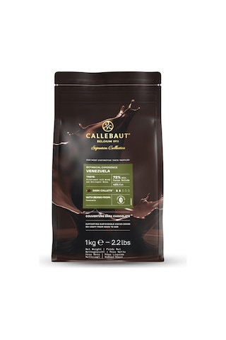 Callebaut Bitter Çikolata Venezuela %72 1 Kg