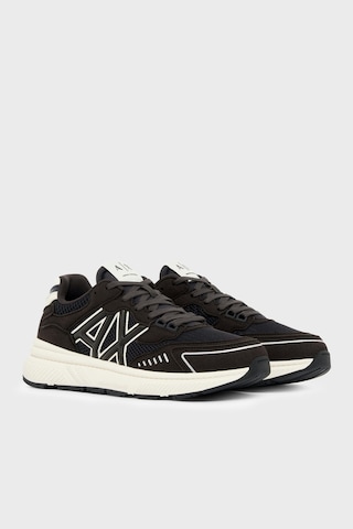 Armani Exchange Logolu Sneaker Ayakkabı Erkek Ayakkabı Xm002635 Af19388 Mb808 Kahve-beyaz-lacivert