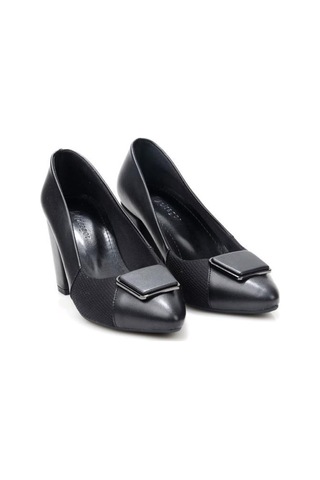 Pisagor Ps-32810 Kadın Topuklu Stiletto Ayakkabı siyah