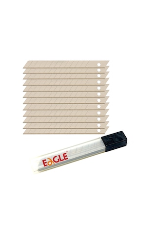 Eagle Dar Maket Bıçağı Yedeği 9 mm 12 Li (1Tüp) (TY514)