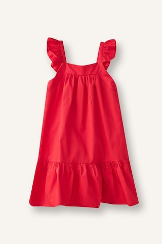 Defacto Kolsuz Poplin Kırmızı Elbise Kız Bebek I0491a526hsrd286 Kırmızı-rd286