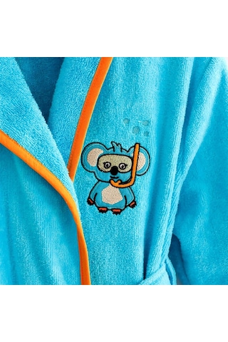 Milk&Moo Kadife Çocuk Bornoz Cool Koala 5-6 Yaş Diğer