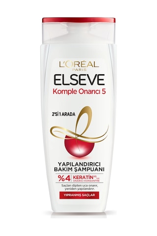 Elseve Komple Onarıcı 5 Yapılandırıcı 2 in 1 Bakım Şampuanı 450 ML