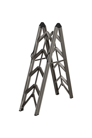 Alüminyum Çift Çıkışlı Portatif Merdiven 3+3