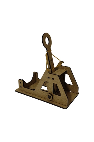 Mancınık Oyunu Yapım Seti - Ahşap Catapult, Trebuchet