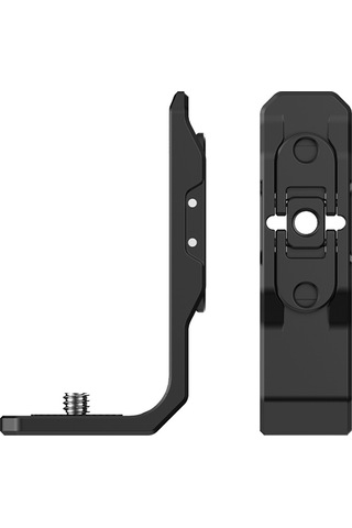 Lemestar Insta360 X4/x3 Uyumlu Alüminyum Metal Yatay Fotoraf Ayakçığı 1/4 Vida İle Siyah