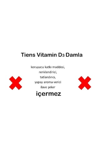Tiens Vitamin D3 İçeren Damla Takviye Edici Gıda 20 ML