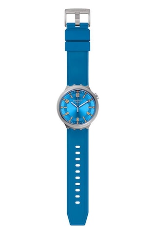 Swatch Sb07s115 Blue In The Works Erkek Kol Saati Metal
