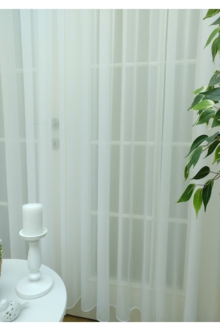 Evdepo Home Kullanıma Hazır Vual Tül Perde (540654999)