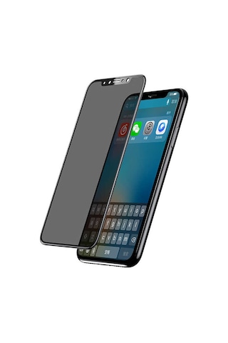 Ariatech Apple Uyumlu iPhone 12 Davin 5d Privacy Cam Ekran Koruyucu