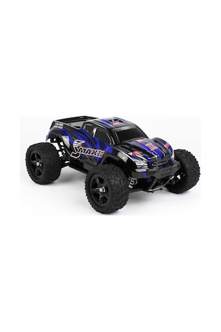 Remo 1635 1/16 Ölçek, 4wd Off Road Monster Truck Smax Mavi Kaportalı, Fırçasız Motorlu, 7.4v 1500mah Li-po Pilli, Rc Model Ar