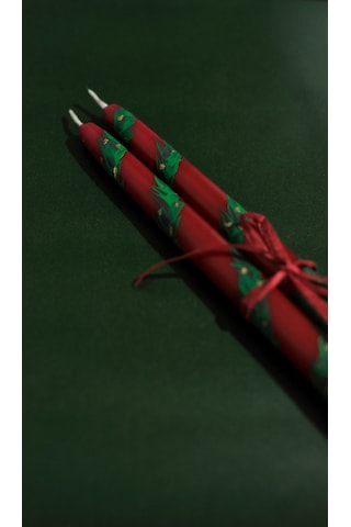 El Yapımı Yeni Yıl Şamdan Mumları 2'li