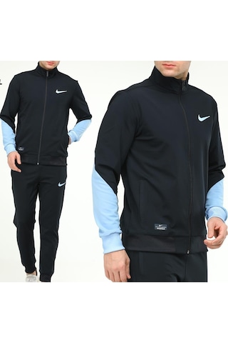 Nike Ea-4050 Battal Beden Erkek Polyester Eşofman Takımı Lacivert