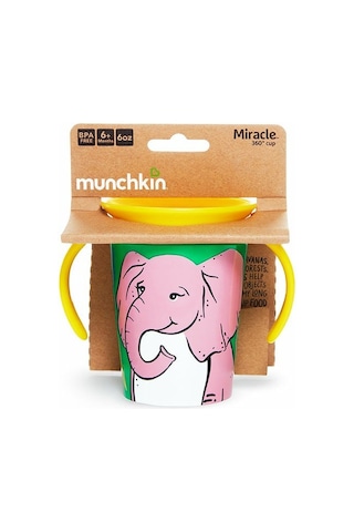 Munchkin Mucize 360 Alıştırma Bardağı Fil 6 Ay+ 177 ML Sarı