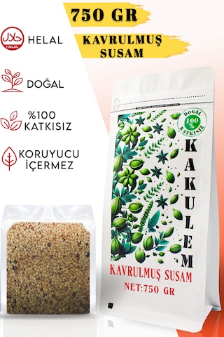 Kakulem Odun Ateşinde Kavrulmuş Susam 750 G
