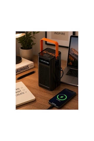 Astraltech Güneş Enerjili Hızlı Şarj Powerbank Taşınabilir Yüksek Kapasiteli 80.000 Çok Renkli