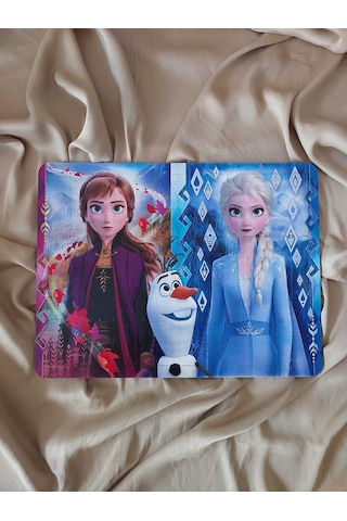 Çocuk Puzzle Ahşap Prenses Elsa 108 Parça Mobilya