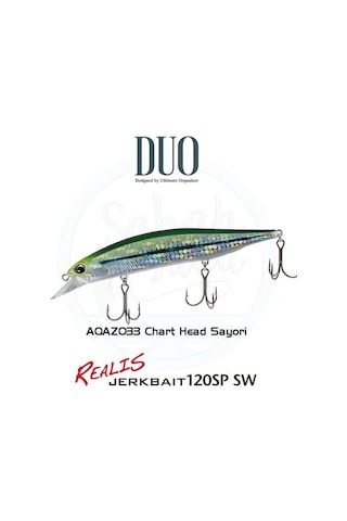 Duo Realis Jerkbait 120SP SW AQAZ033 Chart Head Sayori