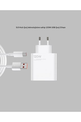 120 Watt Type C Hızlı Şarj Cihazı Reno 4 5 6 Uyumlu
