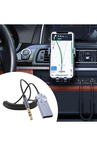 Araba İçin Bluetooth Aux Alıcısı Wireless Araç Kiti Bx40