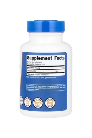 Nutricost Yohimbin.e Hcl- 5 Mg 120 Kapsül