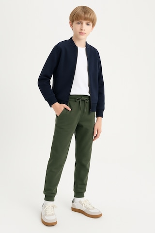 Erkek Çocuk Basic Jogger Paça Okul Eşofman Altı Ak-2350 Haki