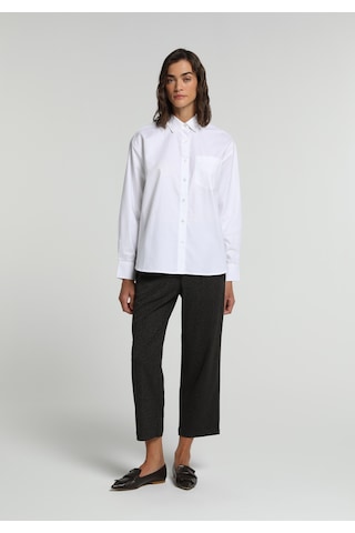 Colin's Colins Boyfriend Fit Shirt Neck Düz Kadın Beyaz Uzun Kol Gömlek Cl1081487 Q1.v1 Wht
