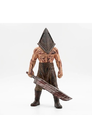 Silent Hill 2 Pyramid Head Figür Piramit Kafa Koleksiyonluk Heykel 18 Cm Dev Boy