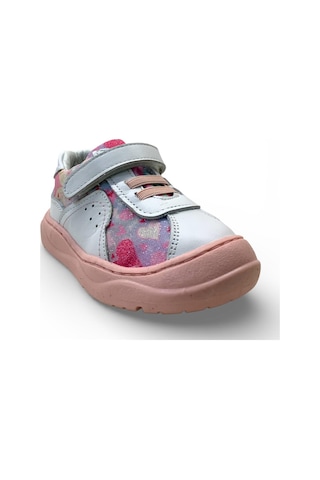 Tuğba Ortopedi 113 Bebek Deri Sneaker Beyaz/pembe