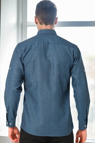 G974 Dewberry Erkek Gömlek-petrol Petrol