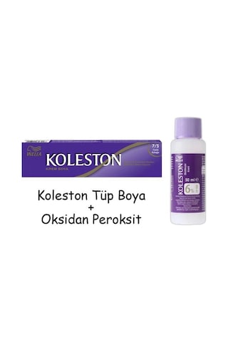 Koleston Tüp Boya 50 Ml - 7.3 Fındık Kabuğu + 20 Vol Oksidan Peroksit