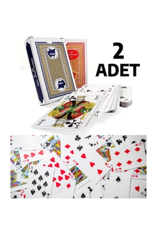 101 65 2 Adet İskambil Pişti Oyun Kağıdı Briç Batak 52 Oyun Kağıdı İskambil Kartı 101 65 2 Adet İskambil Pişti Oyun Kağıdı Briç Batak 52 Oyun Kağıdı İskambil Kartı
