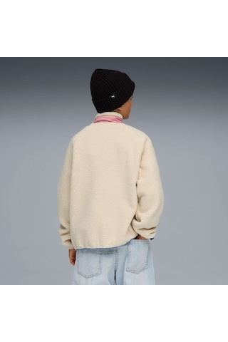 Puma Hybrıd Sherpa Genç Ceket 688405 87 Beyaz
