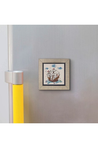 Gemi Baskılı Mdf Magnet 7x7 122