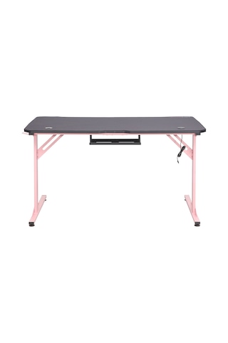 Advent-x Oyuncu Ve Bilgisayar Masası Siyah / Pembe 140x76x70 Cm Pembe