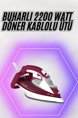 2200w Seramik Kaplama Estetik Tasarımı 360 Derece Dönebilir Kablosu Çok Renkli