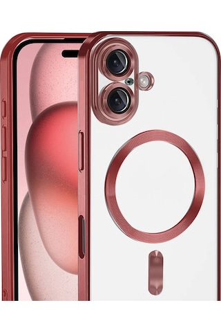 Apple, Uyumlu iPhone 17 Kross Magneticsafe Kapak Kırmızı