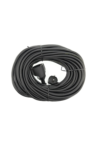 Tek-iş 25 Metre Uzatma Kablosu 3 X 1,5 Mm Ttr Bakır Kablo Erkek Fiş Dişi Fiş Baskılı Seyyar Ara Kablo Diğer