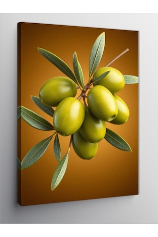 Kanvas Tablo Zeytin Dalı Doğallığı 100cmx140cm