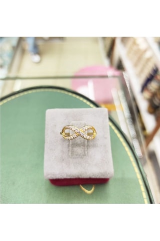 Oriental Kuyumculuk Jewellery Taşlı Sonsuzluk Gold Gümüş Yüzük Gold