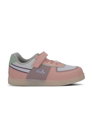 Slazenger  PERLE Çocuk Cırt Cırtlı Beyaz  -  Pembe  Sneaker