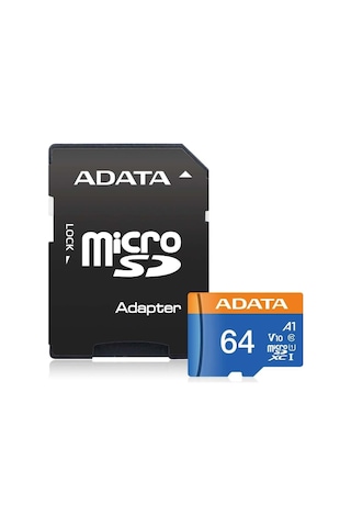 Adata 64 GB Premier MicroSDXC Adaptör UHS-I Class10 V10 Hafıza Kartı
