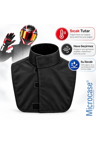 Microcase Su Geçirmez Motosiklet Rüzgar Koruyucu Boyun Göğüs Koruma Yelek - Al7037 0