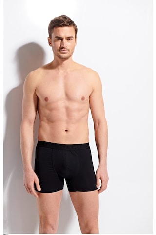 Kolcu Erkek Likralı Boxer K1340-siyah Siyah