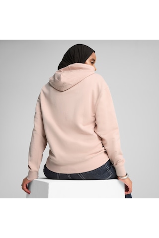 Puma Essentıals Elevated Comfort Kadın Kapüşonlu Sweatshırt 690901 91 Pembe
