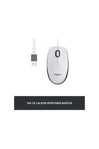 Logitech M100 USB Kablolu Optik Mouse