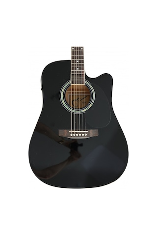 Almira F650n-bkc Elektro Akustik Gitar - Siyah Başlangıç/orta -