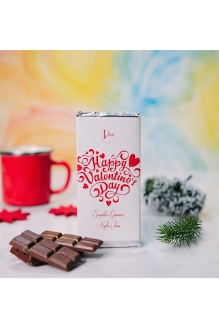 Sevgililer Günü Tablet Çikolata Happy Valentine's Day Sevgililer Günü Tablet Çikolata Happy Valentine's Day