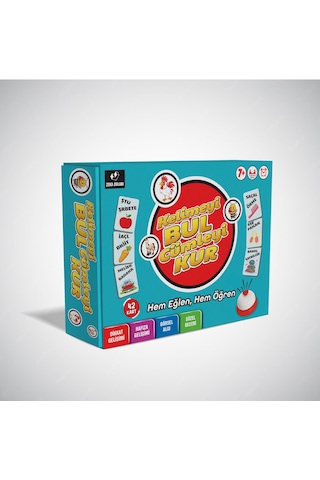 Kelimeyi Bul Cümleyi Kur Kutu Oyunu - Kelime - Cümle - Oyuncak Kelimeyi Bul Cümleyi Kur Kutu Oyunu - Kelime - Cümle - Oyuncak